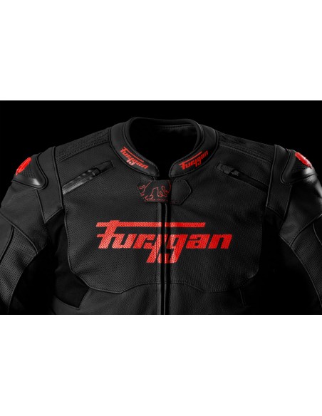 Chaqueta Furygan Raptor Evo 3 Negro y rojo S