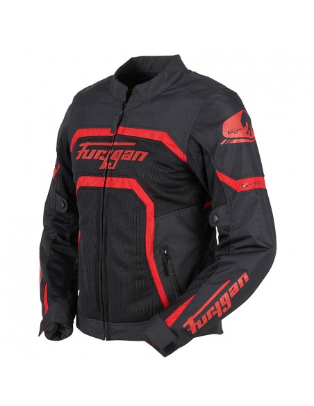 Chaqueta Furygan Mystic Evo Vented Negro y rojo S