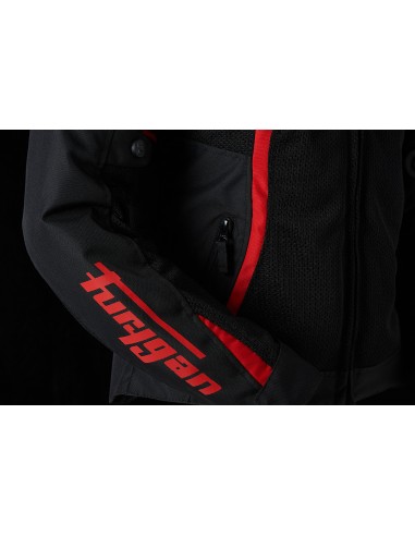 Chaqueta Furygan Mystic Evo Vented Negro y rojo S