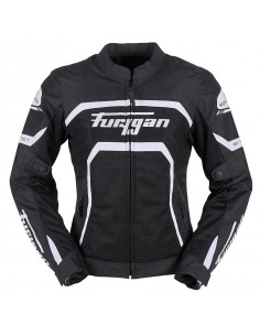 Chaqueta Furygan Mystic Evo Vented Negro y blanco S