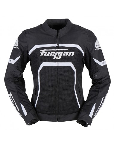 Chaqueta Furygan Mystic Evo Vented Negro-blanco-rosa S