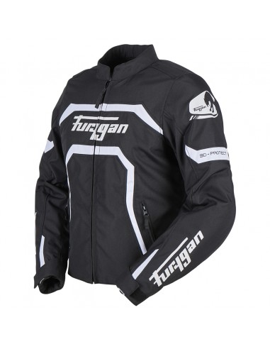 Chaqueta Furygan Mystic Evo Negro y blanco S