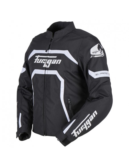 Chaqueta Furygan Mystic Evo Negro y blanco S