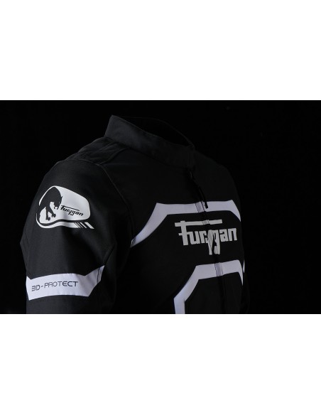 Chaqueta Furygan Mystic Evo Negro y blanco S