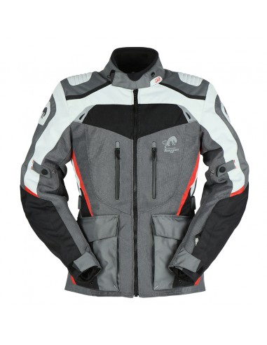 Chaqueta Furygan Apalaches Vented 2W1 Negro-gris-rojo S