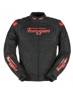 Chaqueta Furygan Atom Vented Evo Negro y rojo S
