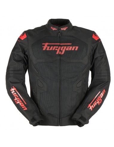 Chaqueta Furygan Atom Vented Evo Negro y rojo S