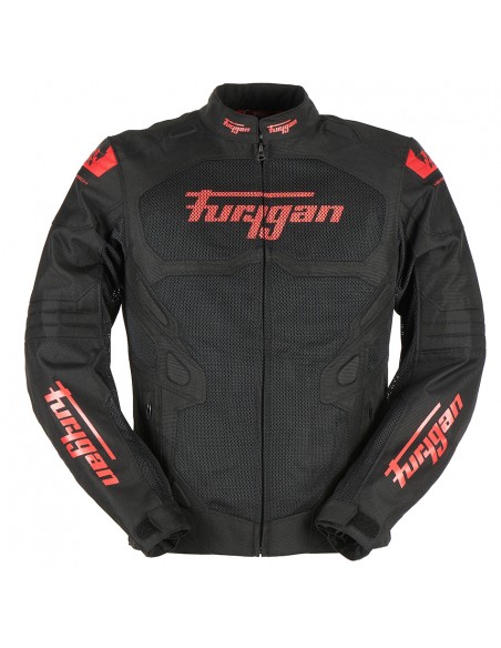 Chaqueta Furygan Atom Vented Evo Negro y rojo S
