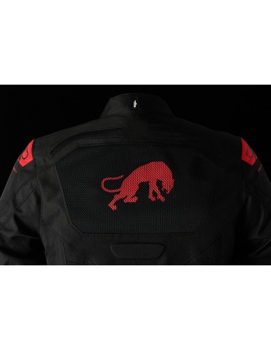 Chaqueta Furygan Atom Vented Evo Negro y rojo S