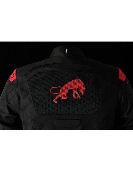Chaqueta Furygan Atom Vented Evo Negro y rojo S