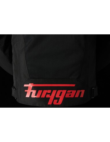 Chaqueta Furygan Atom Vented Evo Negro y rojo S
