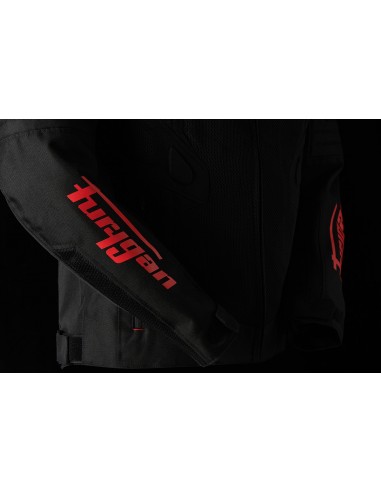 Chaqueta Furygan Atom Vented Evo Negro y rojo S