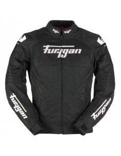 Chaqueta Furygan Atom Vented Evo Negro y blanco S