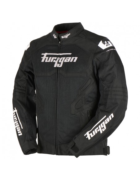 Chaqueta Furygan Atom Vented Evo Negro y blanco S