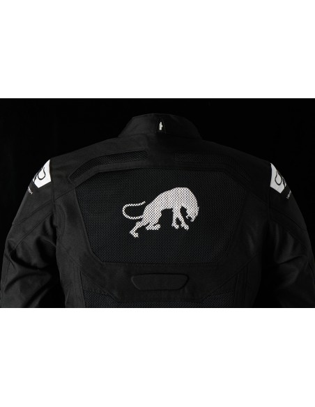 Chaqueta Furygan Atom Vented Evo Negro y blanco S