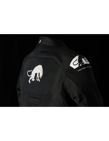 Chaqueta Furygan Atom Vented Evo Negro y blanco S