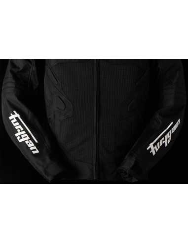 Chaqueta Furygan Atom Vented Evo Negro y blanco S