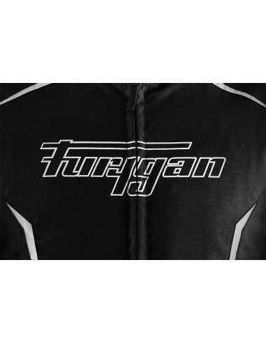 Chaqueta Furygan Yori Negro y blanco S