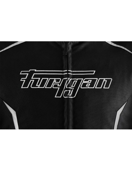 Chaqueta Furygan Yori Negro y blanco S