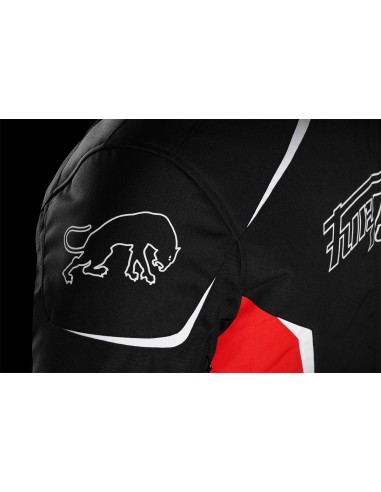 Chaqueta Furygan Yori Negro-rojo-blanco S