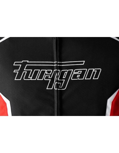 Chaqueta Furygan Yori Negro-rojo-blanco S