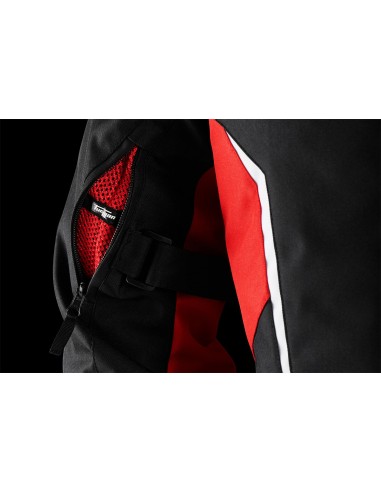 Chaqueta Furygan Yori Negro-rojo-blanco S