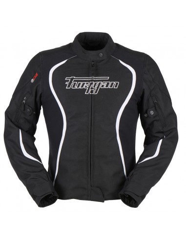 Chaqueta Furygan Odessa Negro-blanco-rosa S