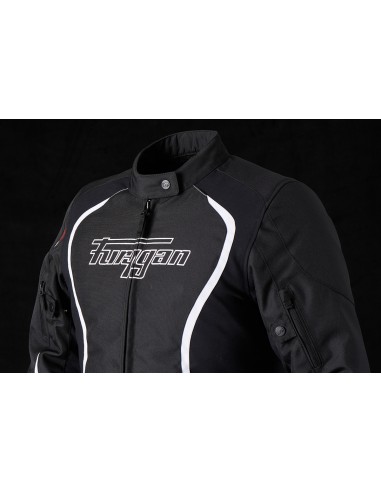 Chaqueta Furygan Odessa Negro y blanco S