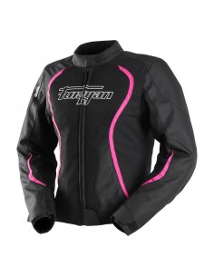Chaqueta Furygan Odessa Vented 3IN1 Negro-blanco-rosa S 2