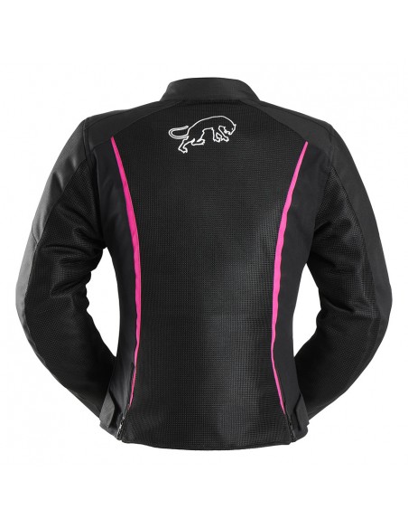 Chaqueta Furygan Odessa Vented 3IN1 Negro-blanco-rosa S