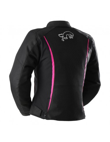 Chaqueta Furygan Odessa Vented 3IN1 Negro-blanco-rosa S
