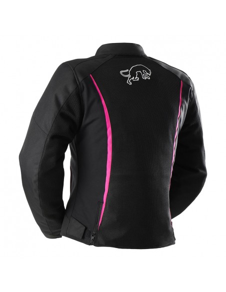 Chaqueta Furygan Odessa Vented 3IN1 Negro-blanco-rosa S