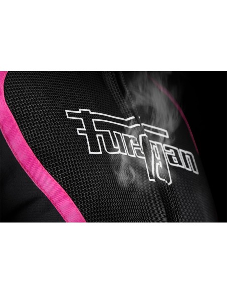 Chaqueta Furygan Odessa Vented 3IN1 Negro-blanco-rosa S