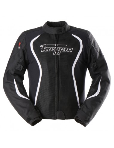 Chaqueta Furygan Odessa Vented 3IN1 Negro-blanco-rosa S