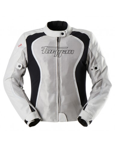 Chaqueta Furygan Odessa Vented 3IN1 Blanco y negro S