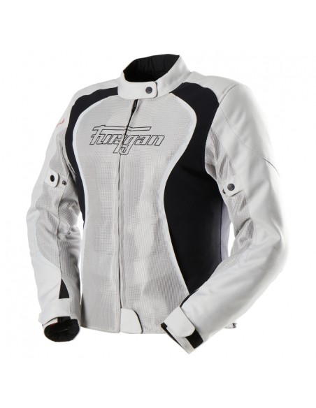 Chaqueta Furygan Odessa Vented 3IN1 Blanco y negro S