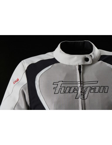 Chaqueta Furygan Odessa Vented 3IN1 Blanco y negro S