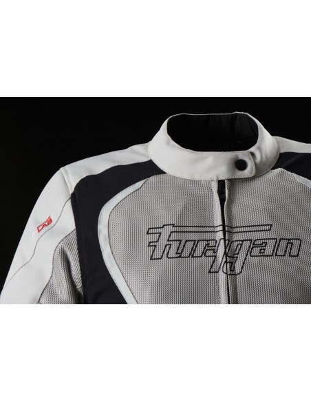 Chaqueta Furygan Odessa Vented 3IN1 Blanco y negro S