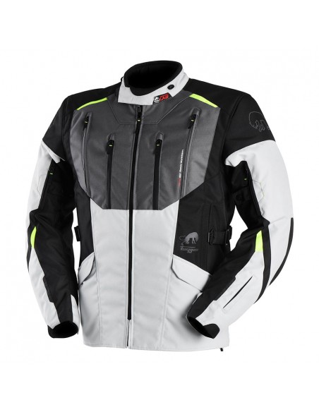 Chaqueta Furygan Brooks Negro-blanco-antracita S