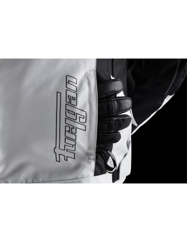 Chaqueta Furygan Brooks Negro-blanco-antracita S
