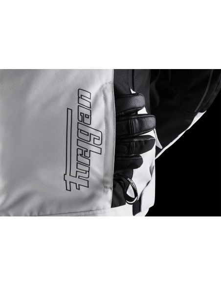 Chaqueta Furygan Brooks Negro-blanco-antracita S