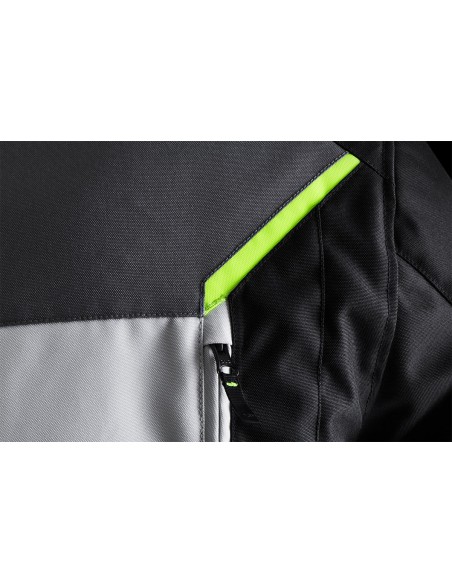 Chaqueta Furygan Brooks Negro-blanco-antracita S