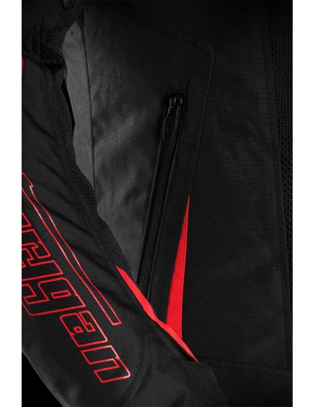 Chaqueta Furygan Ultra Spark 3IN1 Vented+ Negro y rojo S