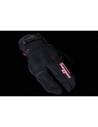Guantes Furygan Jet Lobster Kid D3O Negro y rosa