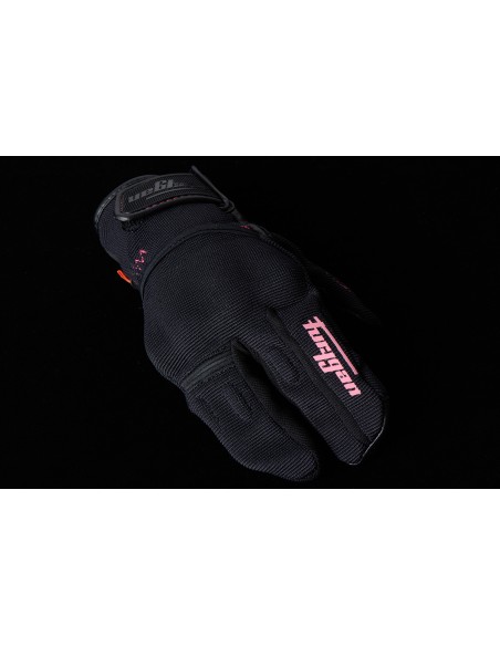 Guantes Furygan Jet Lobster Kid D3O Negro y rosa