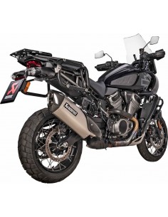 Escapamento Akrapovic Slip-On Prata Titânio S-HD12SO1-HAFT