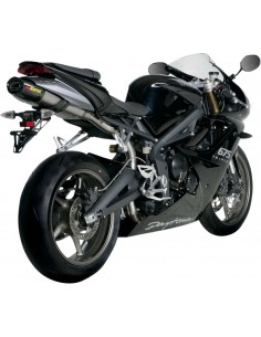 Escapamento Akrapovic Slip-On Prata Titânio S-T675SO3-HACT
