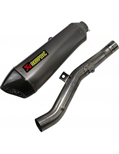 Escapamento Akrapovic Slip-On Prata Titânio S-K14SO5-HZAAT