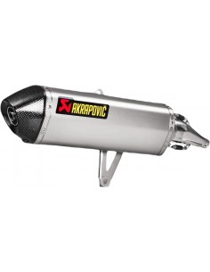 Escapamento Akrapovic Slip-On em Aço Prata S-H3SO4-HRSS
