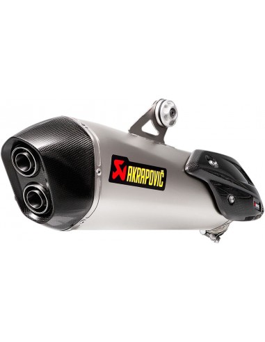 Escapamento Akrapovic Slip-On Prata Titânio...